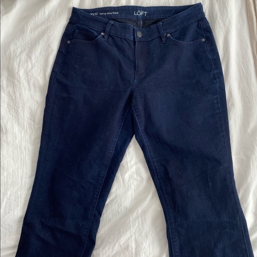 Loft Boot Cut dark jeans size 31